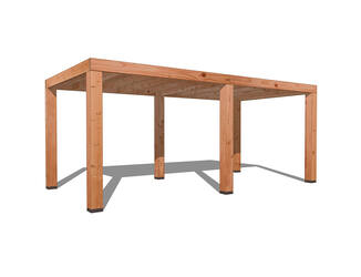 Douglas Overkapping Strak 3x6m. | Type 01